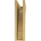 Ekena Millwork 5"W x 20"D x 20"H Thin Olympic Rough Cedar Woodgrain TimberThane Corbel, Primed Tan CORUR05X20X20OLYRCPR - alternate 4